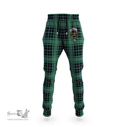Scottish MacAulay Hunting Ancient Clan Family Crest Tartan Joggers Pants