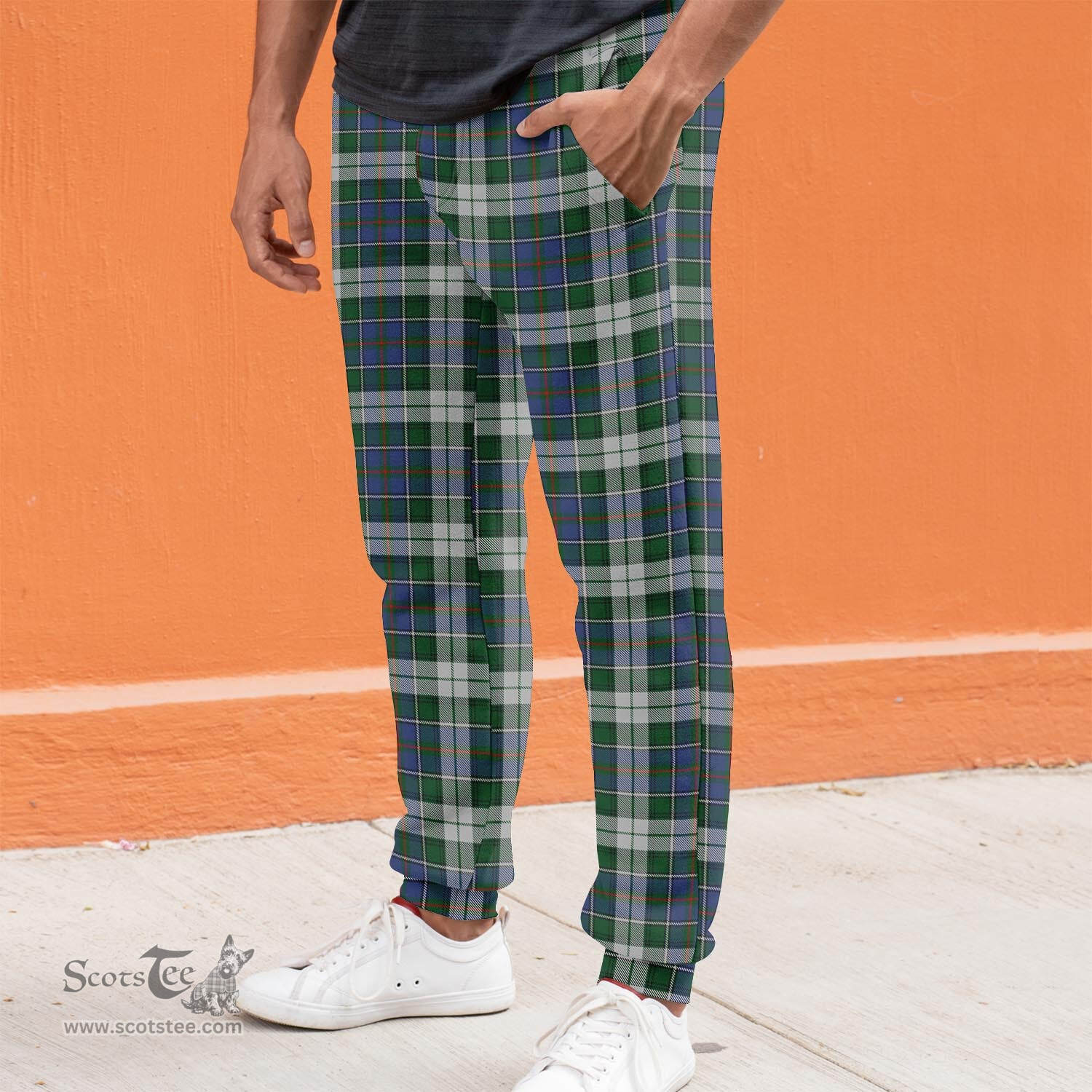 Scottish MacInnes Dress Clan Tartan Joggers Pants