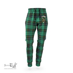 Scottish MacAlpin Ancient Clan Family Crest Tartan Joggers Pants