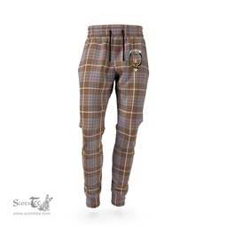 Scottish MacIntyre Hunting Weathered Clan Family Crest Tartan Joggers Pants