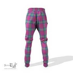 Scottish Lindsay Ancient Clan Family Crest Tartan Joggers Pants