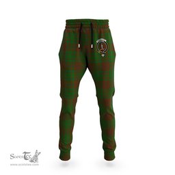 Scottish MacAlister of Glenbarr Hunting Clan Family Crest Tartan Joggers Pants