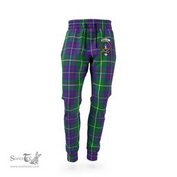 Scottish MacIntyre Inglis Clan Family Crest Tartan Joggers Pants