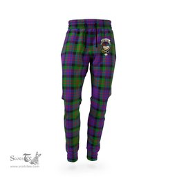 Scottish MacDonald Clan Family Crest Tartan Joggers Pants
