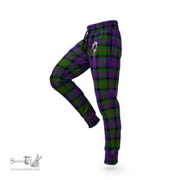 Scottish MacDonald Clan Family Crest Tartan Joggers Pants