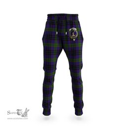 Scottish Lumsden Hunting Clan Family Crest Tartan Joggers Pants