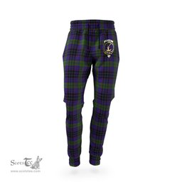 Scottish Lumsden Hunting Clan Family Crest Tartan Joggers Pants