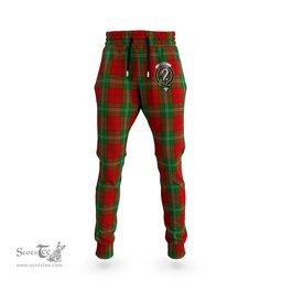 Scottish Lennox Clan Family Crest Tartan Joggers Pants