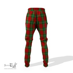 Scottish Lennox Clan Family Crest Tartan Joggers Pants