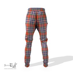 Scottish MacFarlane Ancient Clan Family Crest Tartan Joggers Pants
