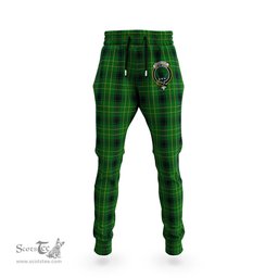Scottish MacArthur Highland Clan Family Crest Tartan Joggers Pants