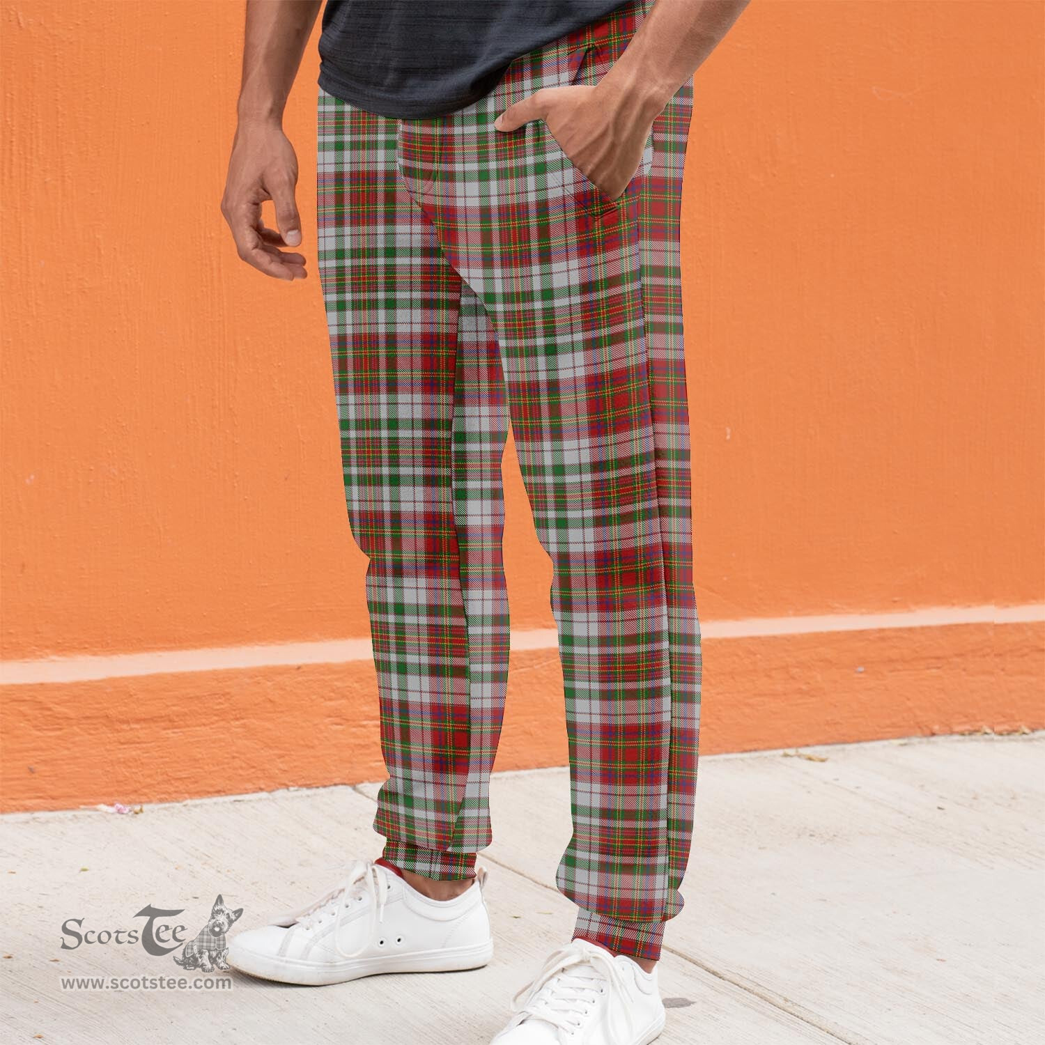 Scottish MacAlister Dress Clan Tartan Joggers Pants
