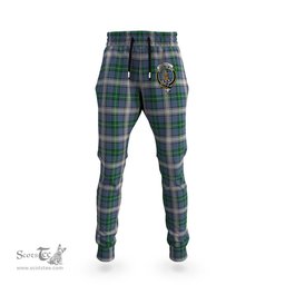 Scottish MacDowall Clan Family Crest Tartan Joggers Pants