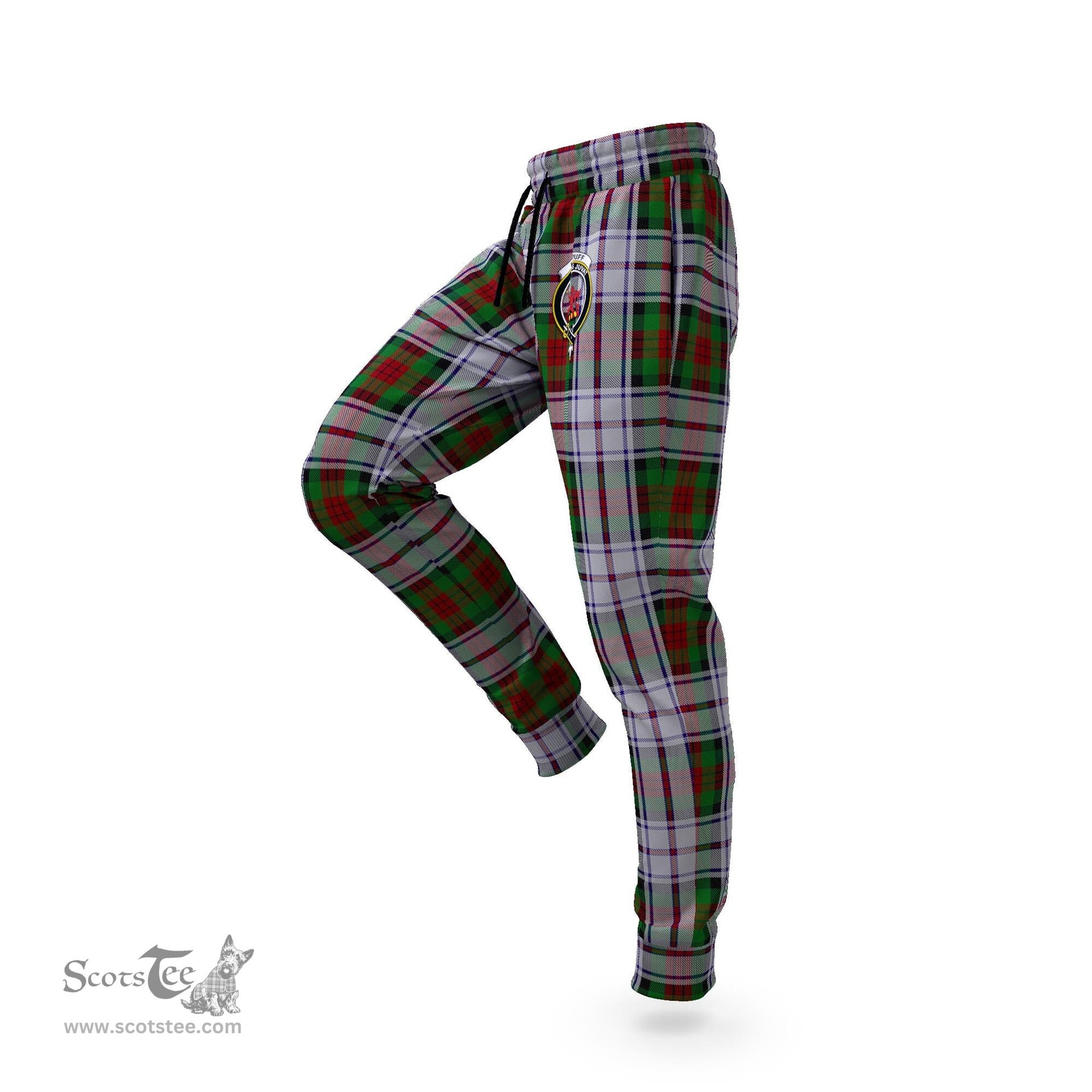 Scottish MacDuff Dress Clan Family Crest Tartan Joggers Pants