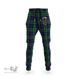 Scottish Leslie Hunting Clan Family Crest Tartan Joggers Pants