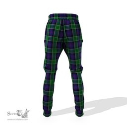 Scottish Leslie Hunting Clan Family Crest Tartan Joggers Pants