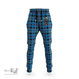Scottish MacCorquodale Clan Family Crest Tartan Joggers Pants
