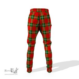 Scottish Lennox Modern Clan Family Crest Tartan Joggers Pants