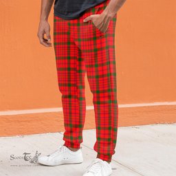 Scottish MacDonell of Keppoch Modern Clan Tartan Joggers Pants