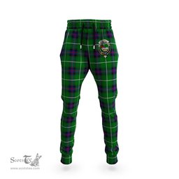 Scottish MacDonald of The Isles Clan Family Crest Tartan Joggers Pants