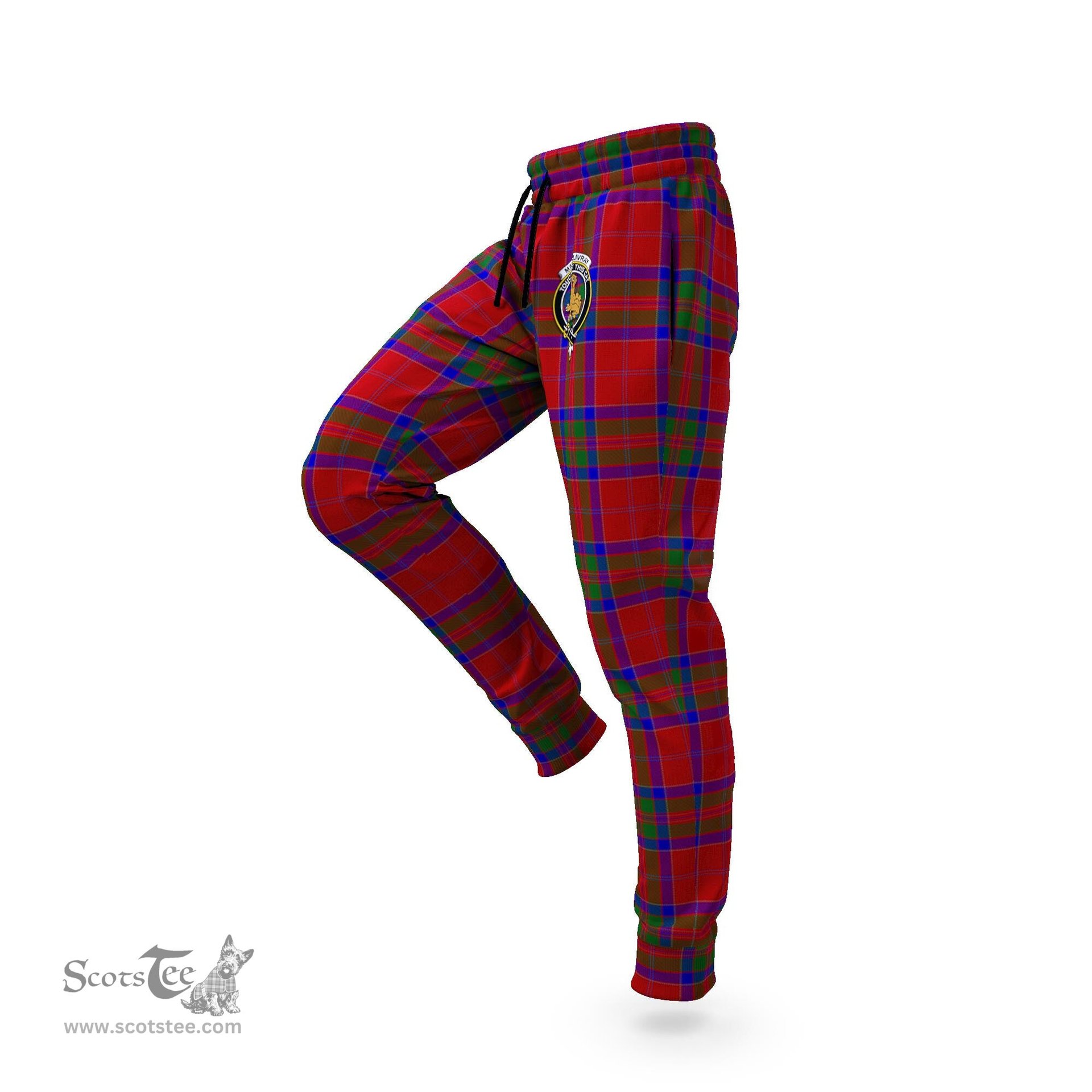 Scottish MacGillivray Clan Family Crest Tartan Joggers Pants