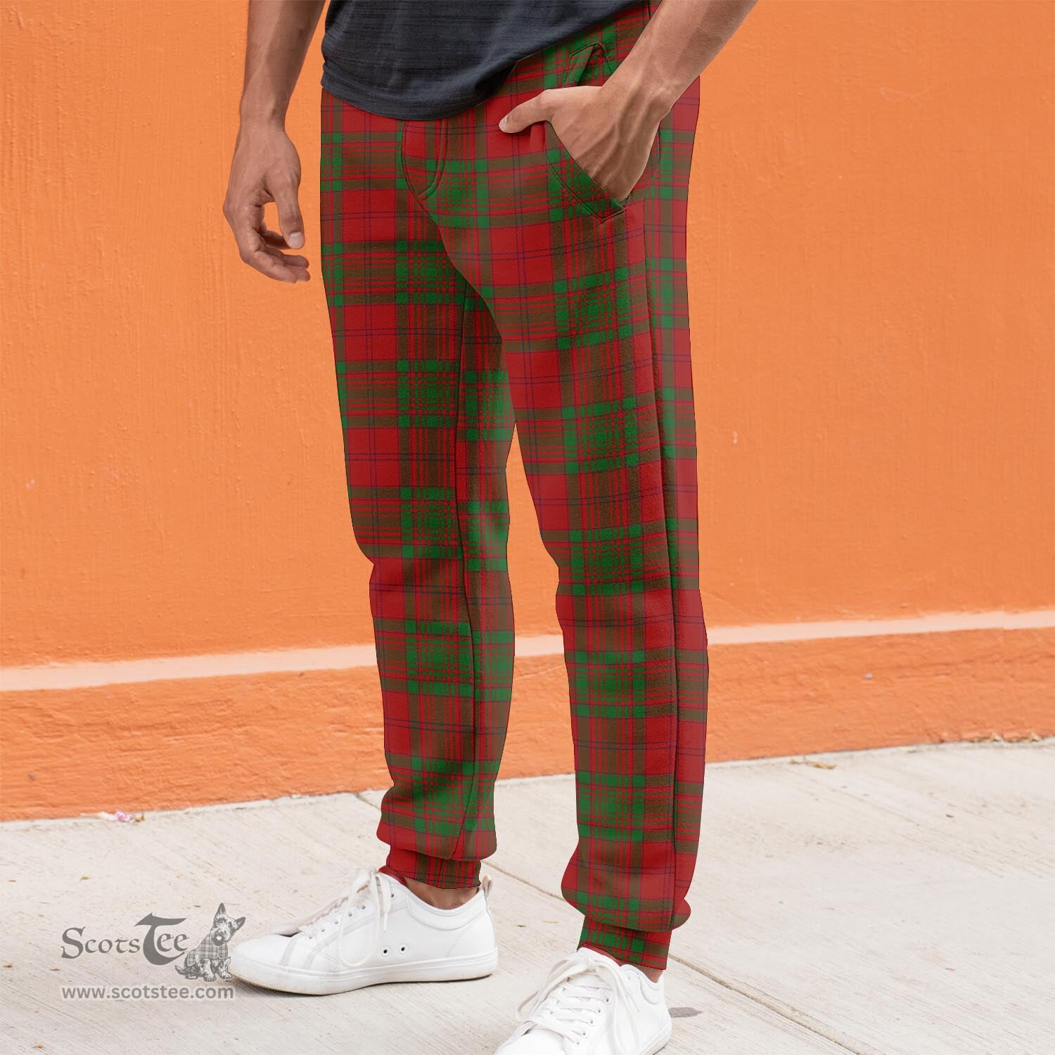 Scottish MacAlister of Glenbarr Clan Tartan Joggers Pants