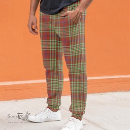Scottish MacGillivray Hunting Ancient Clan Tartan Joggers Pants