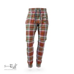 Scottish MacAlister Dress Clan Family Crest Tartan Joggers Pants