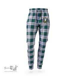 Scottish Lindsay Dress Clan Family Crest Tartan Joggers Pants