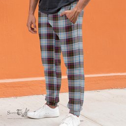 Scottish MacDonald Dress Ancient Clan Tartan Joggers Pants
