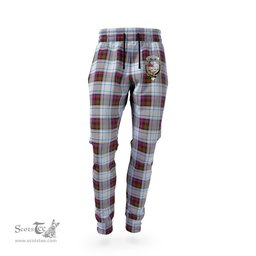 Scottish MacDonald Dress Ancient Clan Family Crest Tartan Joggers Pants