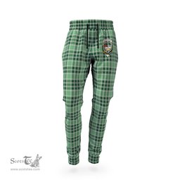 Scottish MacDonald Lord of the Isles Hunting Clan Family Crest Tartan Joggers Pants