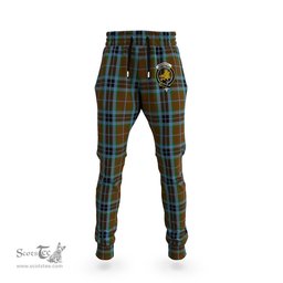 Scottish MacTavish Hunting Clan Family Crest Tartan Joggers Pants