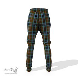 Scottish MacTavish Hunting Clan Family Crest Tartan Joggers Pants