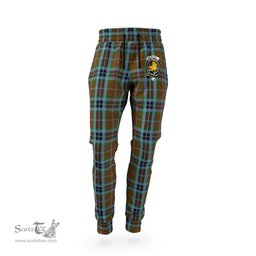 Scottish MacTavish Hunting Clan Family Crest Tartan Joggers Pants