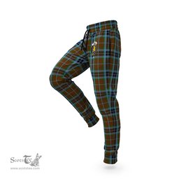 Scottish MacTavish Hunting Clan Family Crest Tartan Joggers Pants