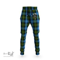 Scottish MacNeil of Barra Clan Family Crest Tartan Joggers Pants