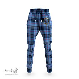 Scottish MacKay Blue Clan Family Crest Tartan Joggers Pants