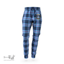 Scottish MacKay Blue Clan Family Crest Tartan Joggers Pants