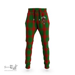 Scottish Middleton Clan Family Crest Tartan Joggers Pants