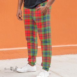 Scottish MacLean of Duart Modern Clan Tartan Joggers Pants