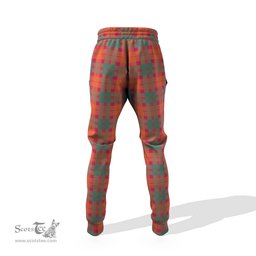 Scottish MacNab Ancient Clan Family Crest Tartan Joggers Pants