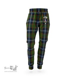 Scottish MacRae Hunting Clan Family Crest Tartan Joggers Pants
