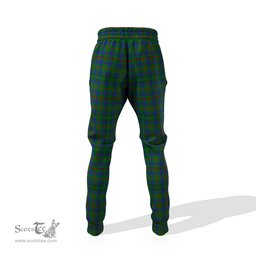 Scottish Moncrieff of Atholl Clan Family Crest Tartan Joggers Pants