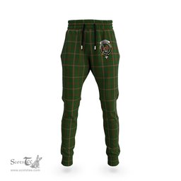 Scottish MacKinnon Hunting Clan Family Crest Tartan Joggers Pants