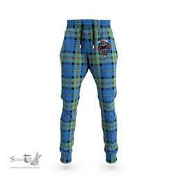 Scottish MacLeod of Harris Ancient Clan Family Crest Tartan Joggers Pants