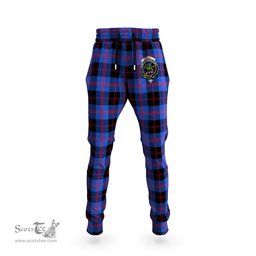 Scottish Maule Clan Family Crest Tartan Joggers Pants