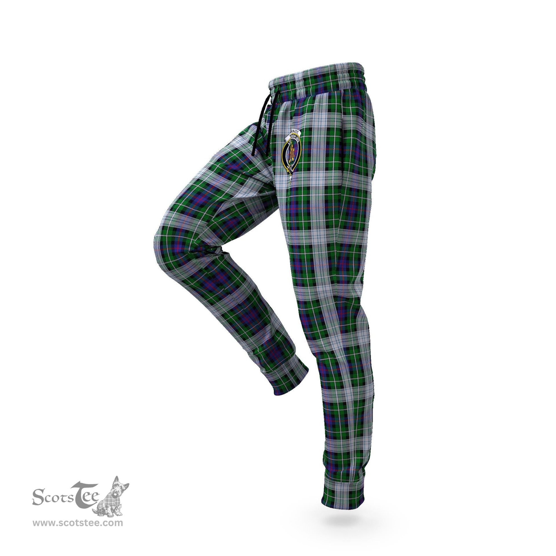 Scottish MacKenzie Dress Clan Family Crest Tartan Joggers Pants