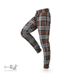 Scottish MacLeod of Harris Weathered Clan Tartan Joggers Pants