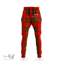 Scottish Maxtone Clan Family Crest Tartan Joggers Pants